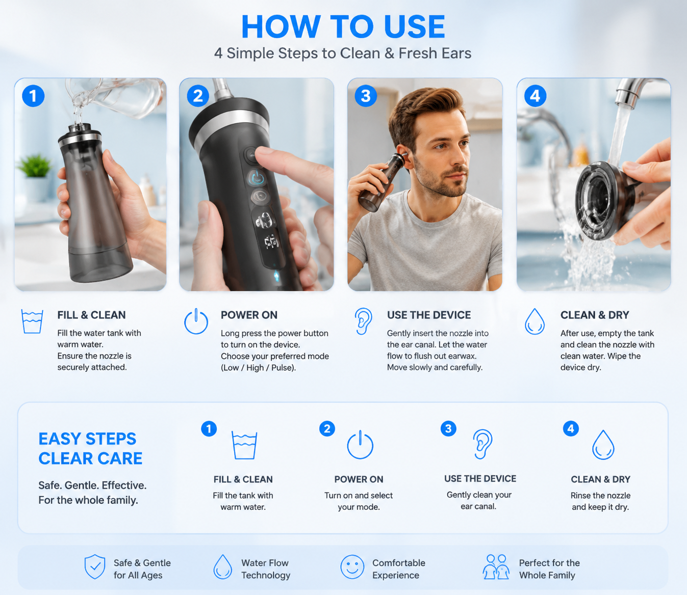 Torrexa AquaClean Ear Wax Care System
